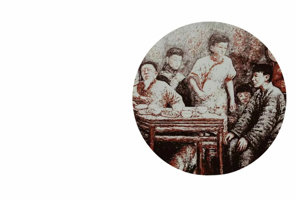 Peinture à l'huile chinoise catégories schématique