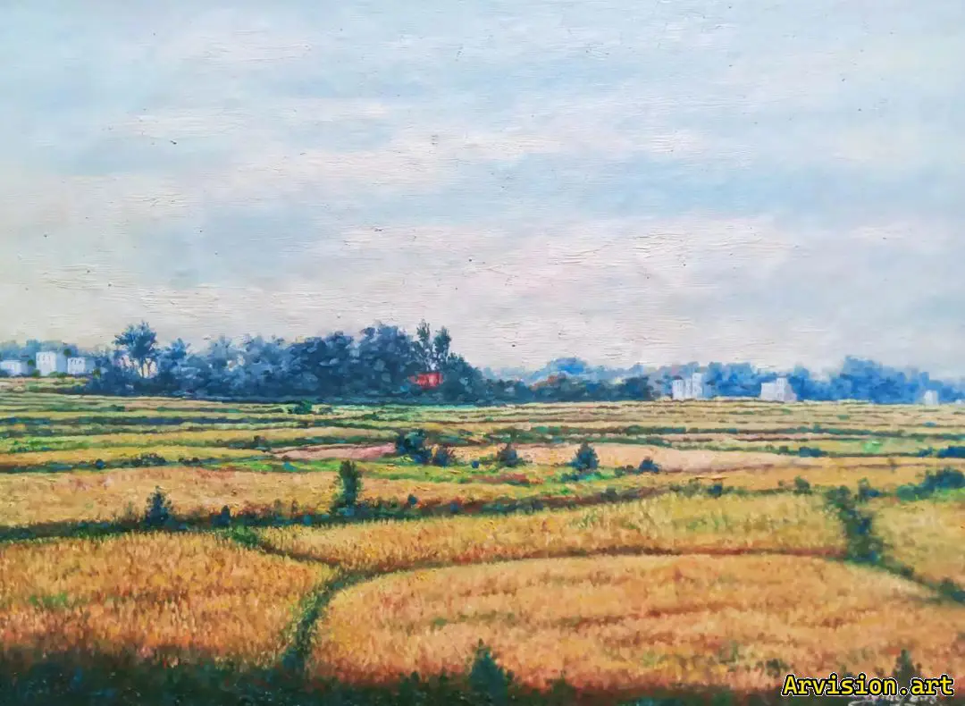 Wang Lin peinture à l'huile riz cuit