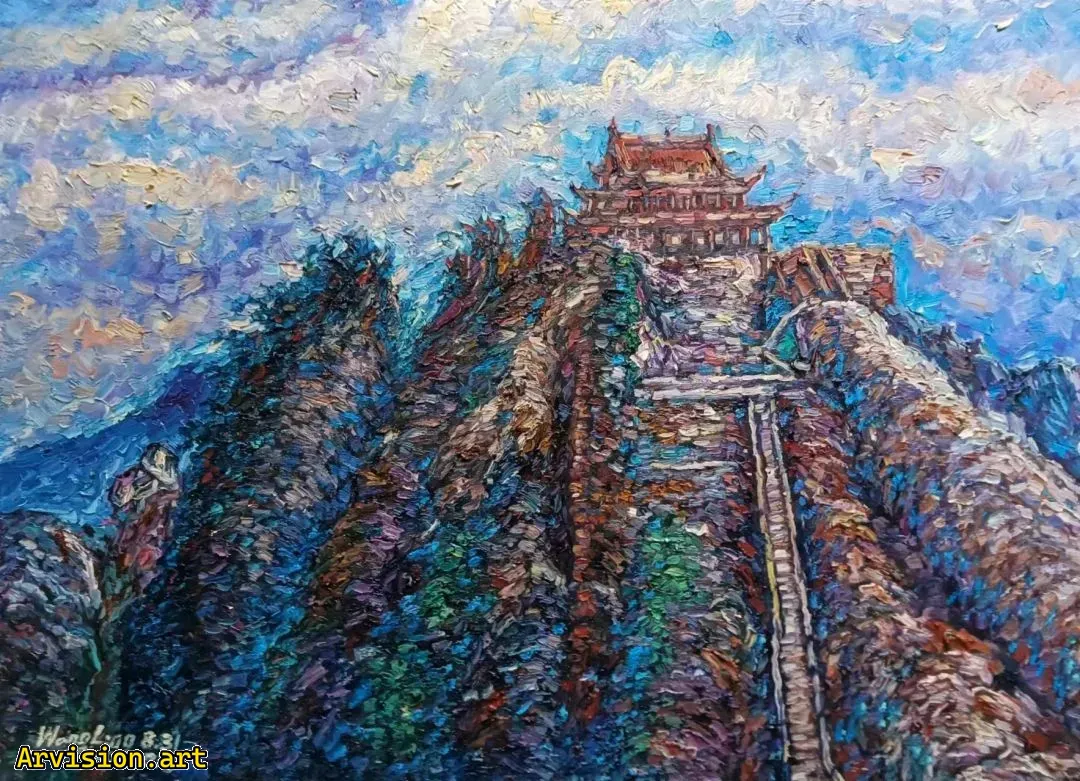 Peinture à l'huile de Wang Lin