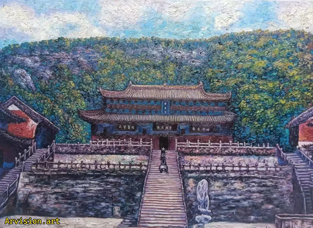 Wang Lin peinture à l'huile yuyu clarifie wanriet