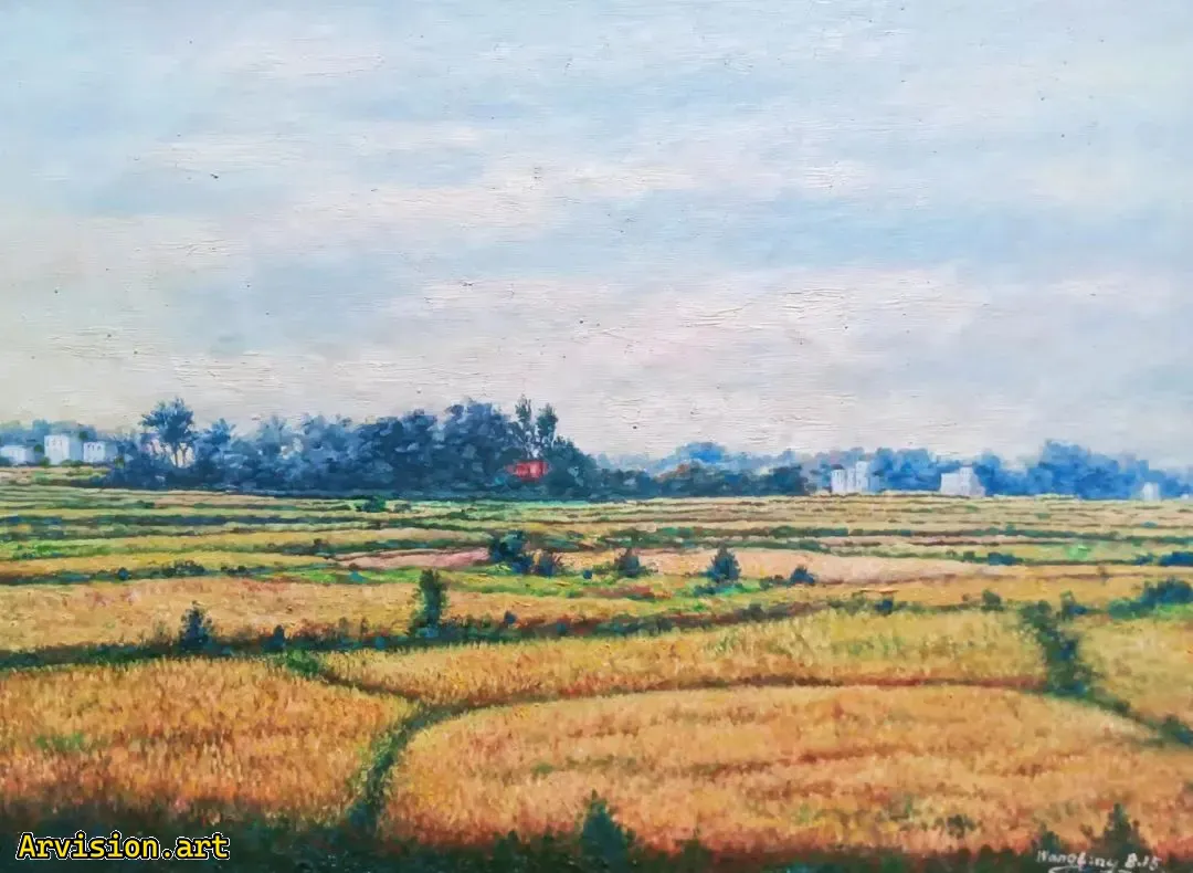 Wang Lin peinture à l'huile riz cuit